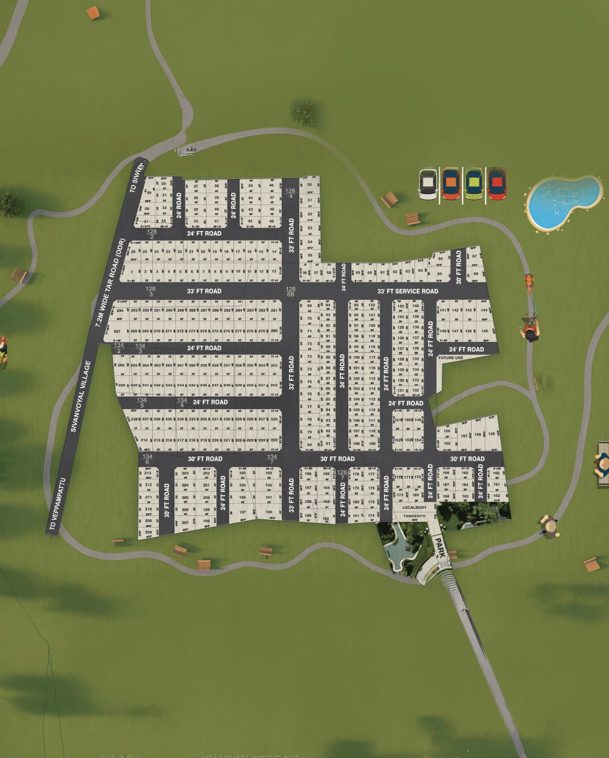 Premium villa plot for sale in Veppampattu,Avadi