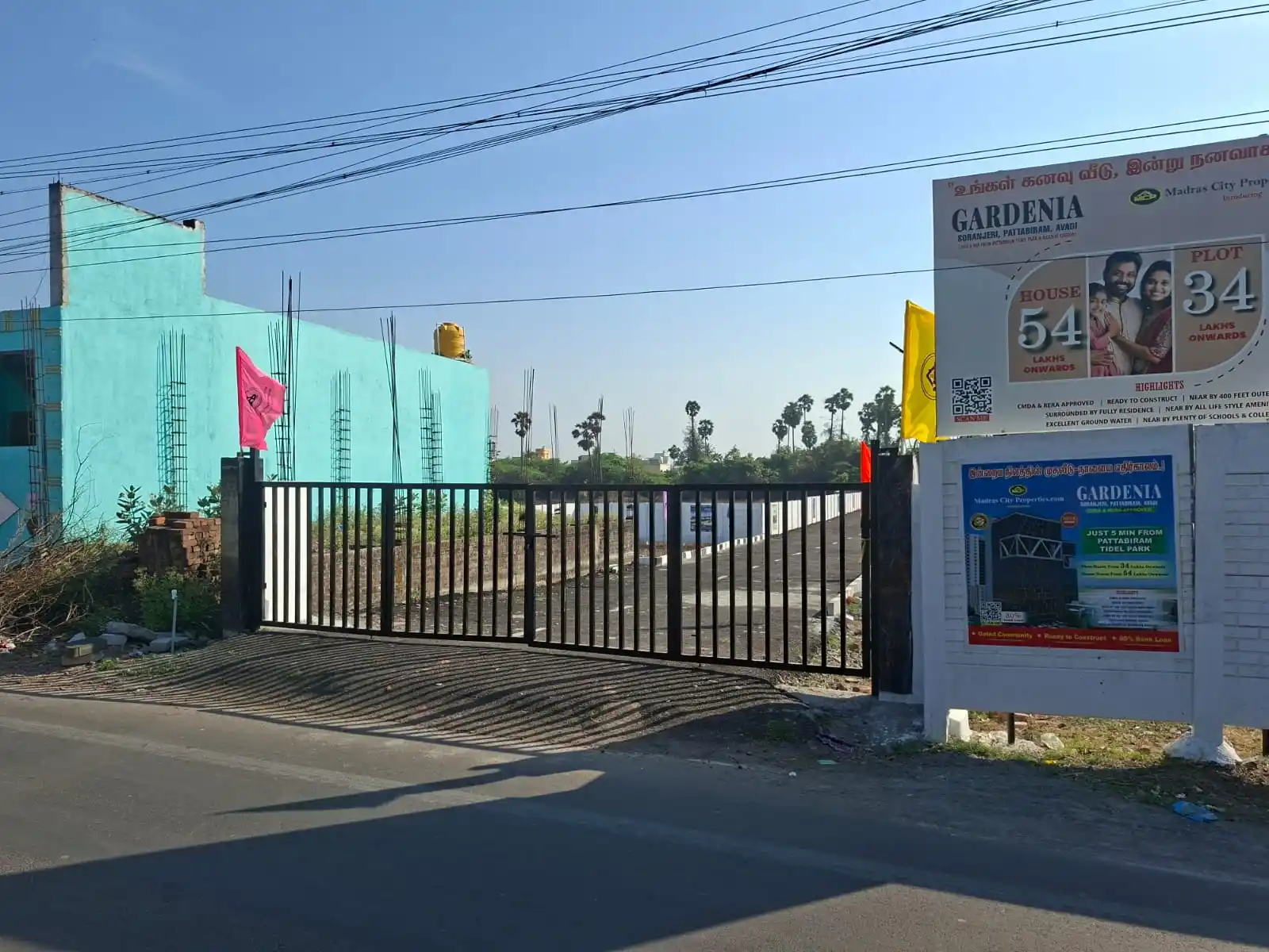 A premium villa plot for sale Soranjeri