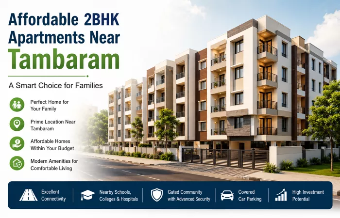 Affordable 2BHK Apartments Near Tambaram &ndash; A Smart Choice for Families
