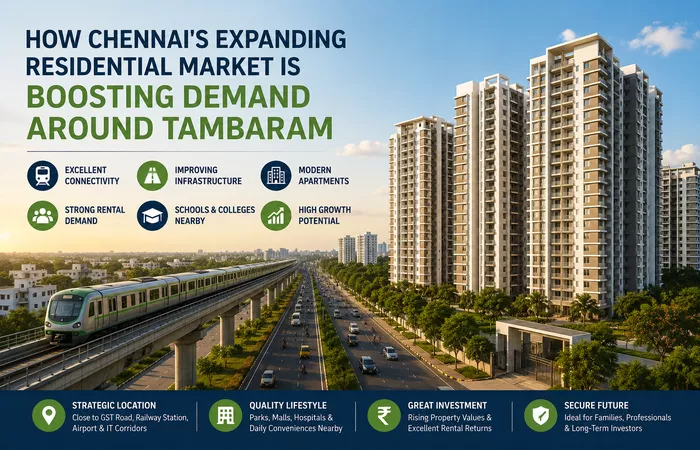 How Chennai's Expanding Residential Market Is Boosting Demand Around Tambaram
