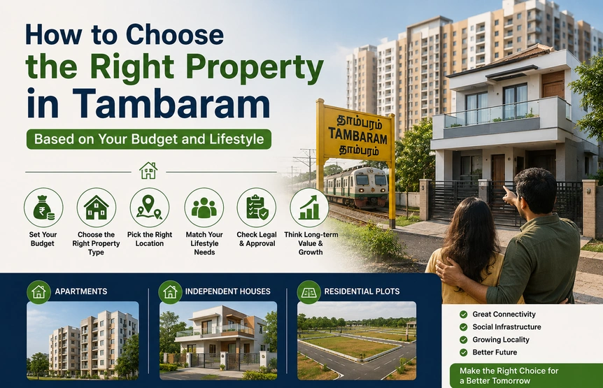 How to Choose the Right Property in Tambaram Based on Your Budget & Lifestyle
