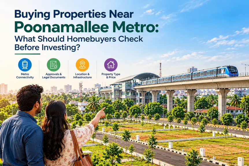 Buying Properties Near Poonamallee Metro: What Should Homebuyers Check Before Investing?
