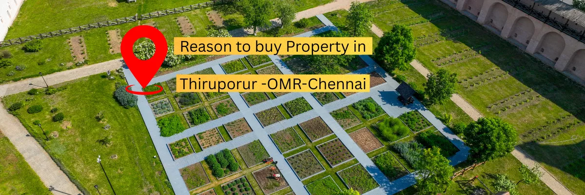Why to choose Tiruporur to buy property
