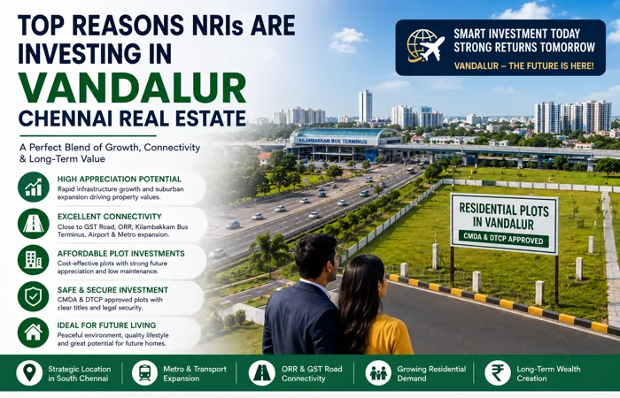 Top Reasons NRIs are Investing in Vandalur Chennai Real Estate
