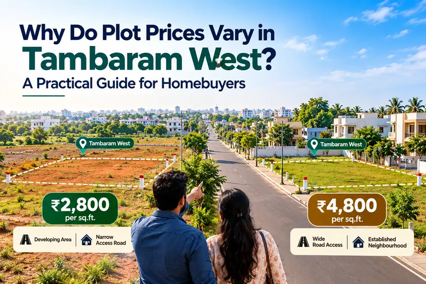 Why Do Plot Prices Vary in Tambaram West? A Practical Guide for Homebuyers
