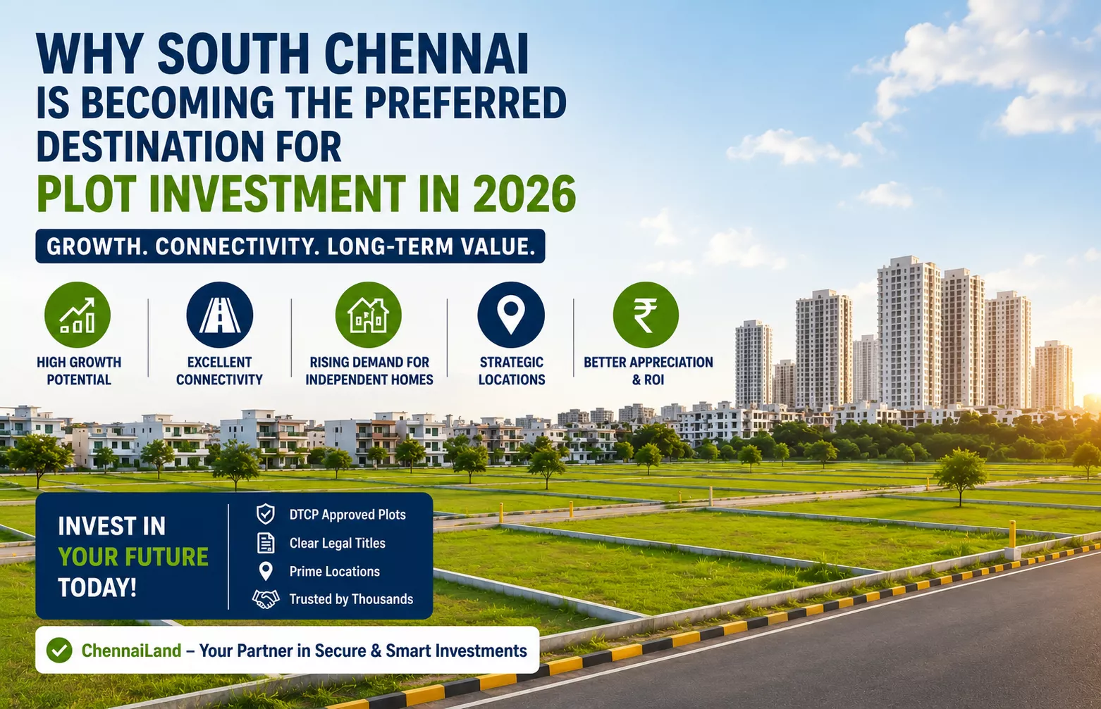 Why South Chennai Is Becoming the Preferred Destination for Plot Investment in 2026
