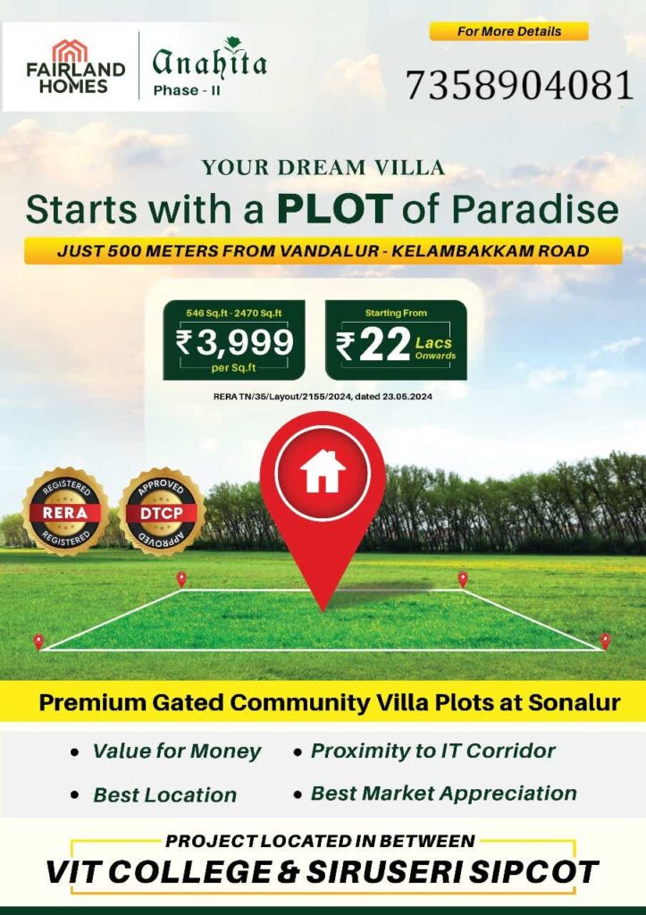 Plots in Mambakkam