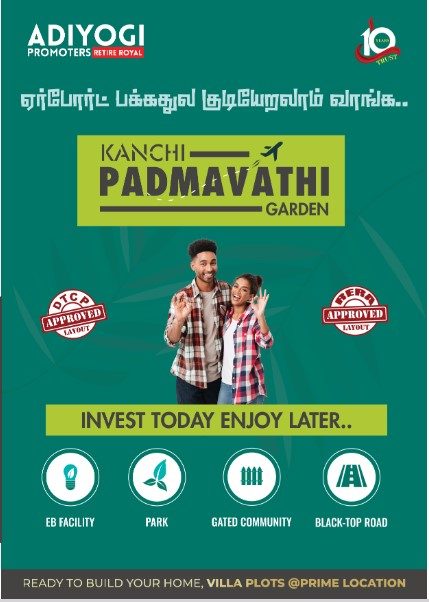 Plots for Sales @ kancheepuram,kanchipuram